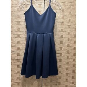 Soprano‎ Black Strap Mini Dress Backless Sz S Stretchy Excellent Cond!